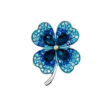 PIN'S FLEURS & TREFLES METAL