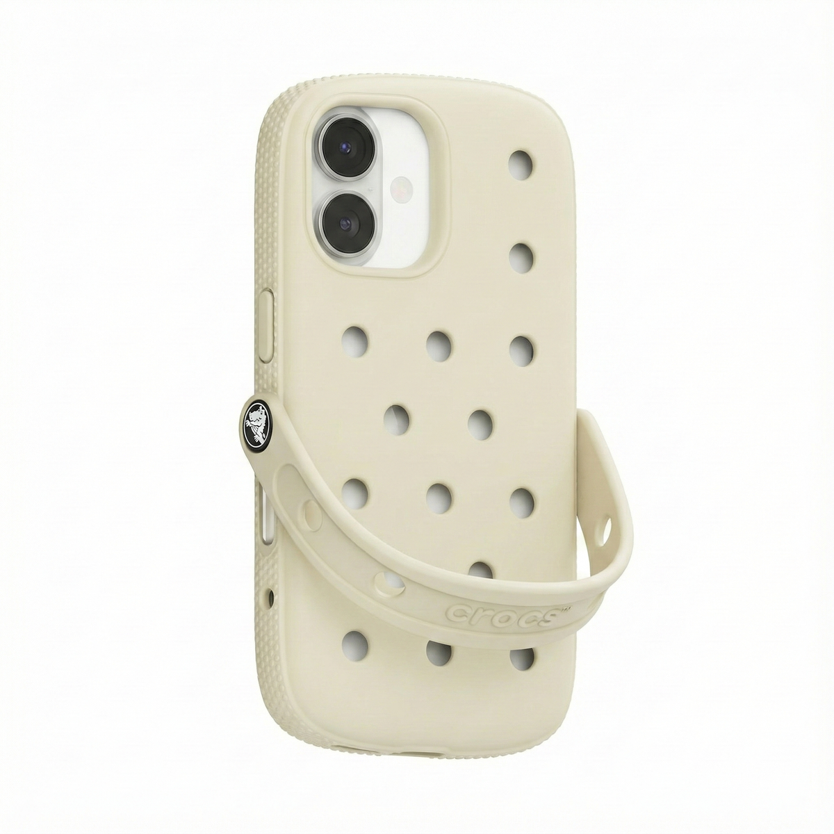 Coque iPhone Crocs Beige | Tous Modèles iPhone 11 au 16 Pro Max 