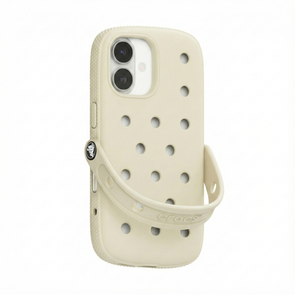 Coque iPhone Crocs Beige | Tous Modèles iPhone 11 au 16 Pro Max 