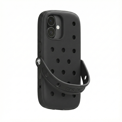 Coque iPhone Crocs Noir | Tous Modèles iPhone 11 au 16 Pro Max 