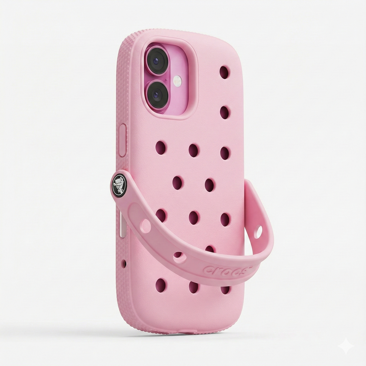 Coque iPhone Crocs Rose | Tous Modèles iPhone 11 au 16 Pro Max 