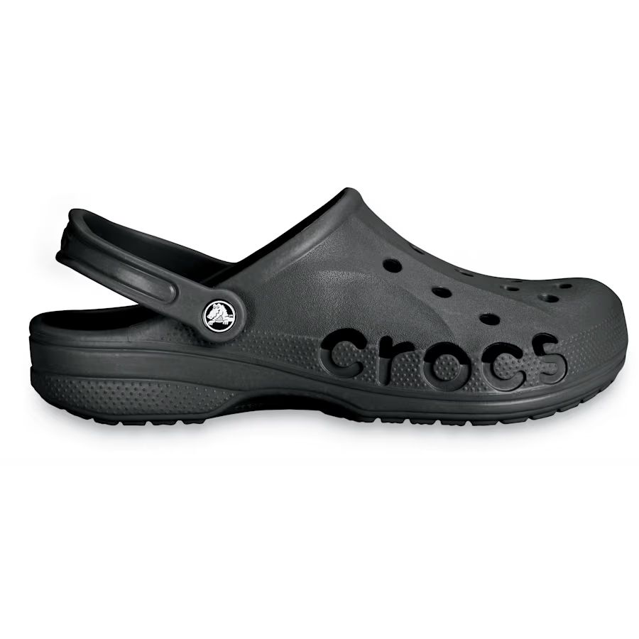 Crocs Baya Noir | Sabots Ventilés Adulte Intemporels & Polyvalents 