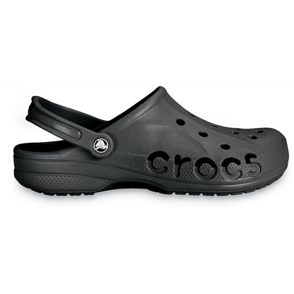 Crocs Baya Noir | Sabots Ventilés Adulte Intemporels & Polyvalents 
