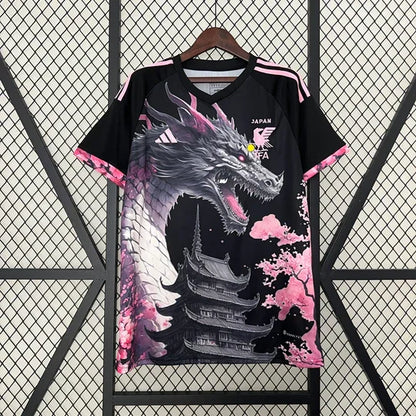 Maillot Japon saison 2023-2024 édition spéciale dragon noir et rose