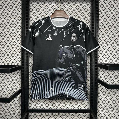 Maillot Real Madrid Noir & Gris Panther 2024/25