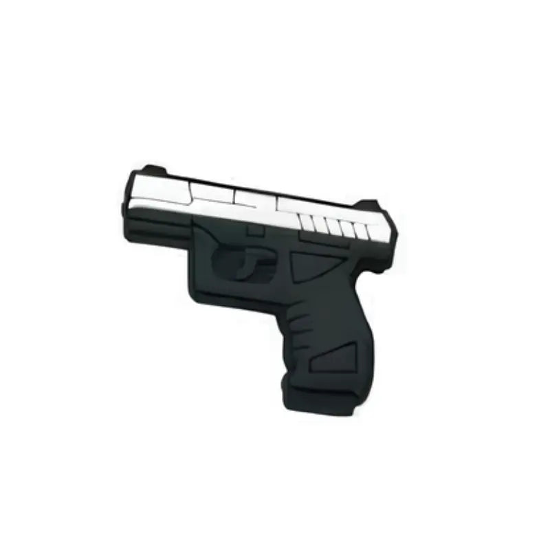     Pistolet noir style GTA pour Crocs