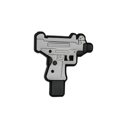     Arme style GTA argent pour Crocs