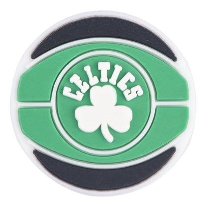 Pin's ballon de basket Boston Celtics vert et noir pour Crocs