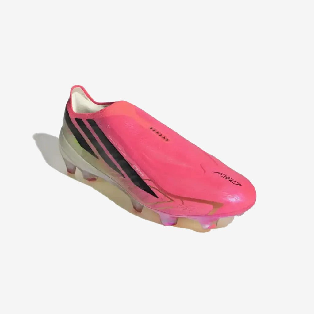 Adidas F50 Hyperfast Elite Laceless FG Road to Glory - Solar Turbo/Noir/Doré