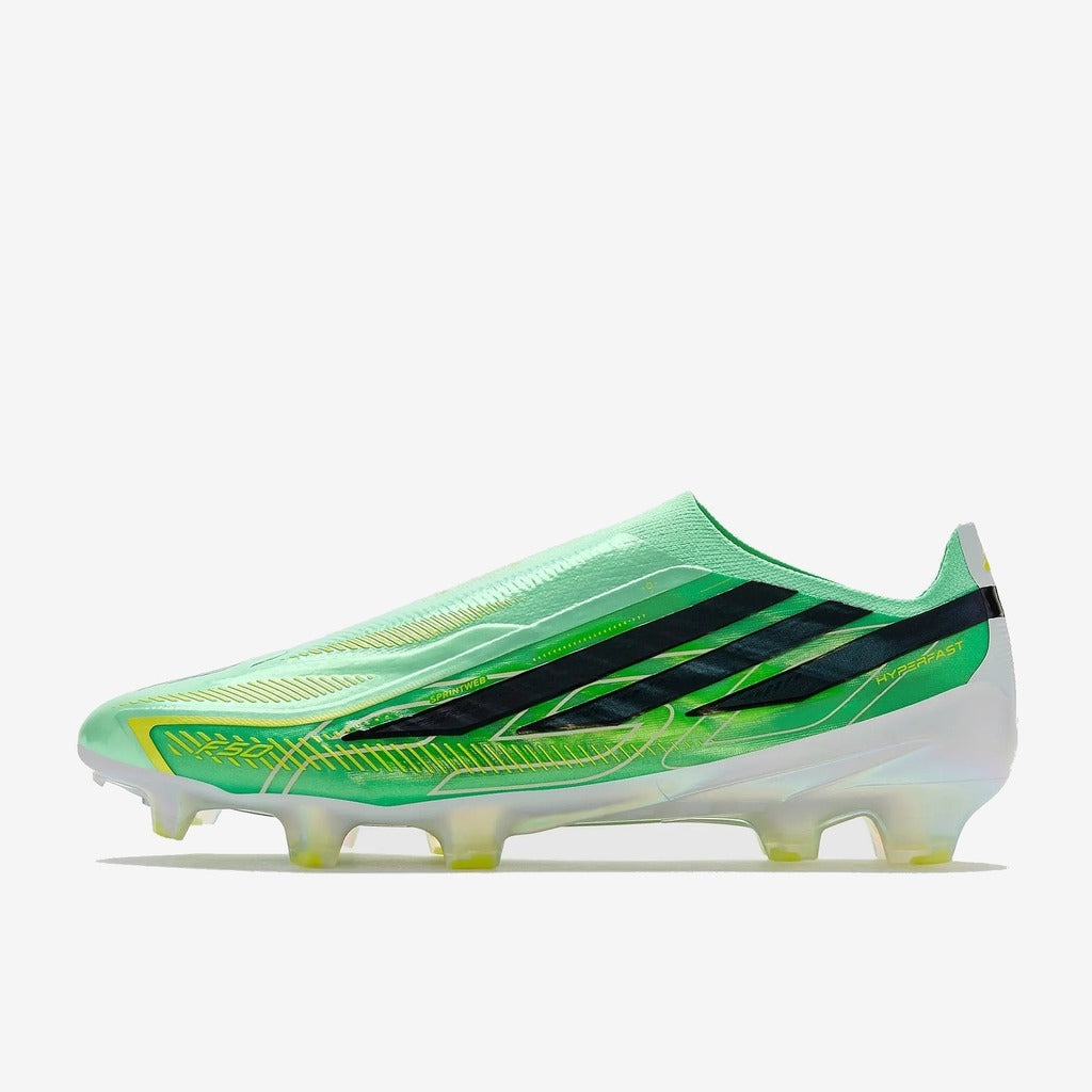 Adidas F50 Hyperfast Elite Laceless FG Final Rush - Vert Menthe/Noir/Jaune
