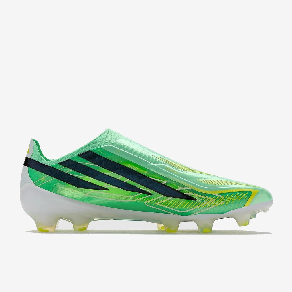 Adidas F50 Hyperfast Elite Laceless FG Final Rush - Vert Menthe/Noir/Jaune