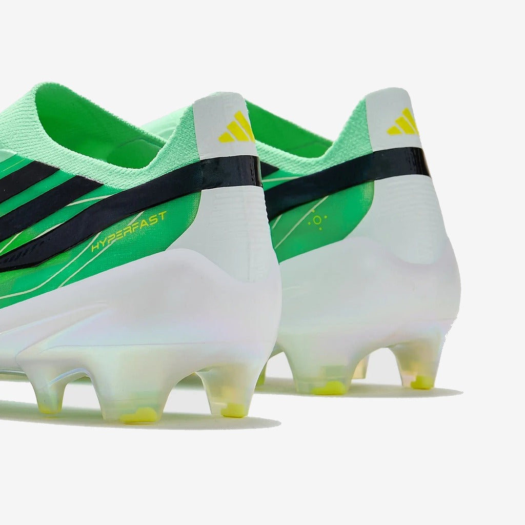 Adidas F50 Hyperfast Elite Laceless FG Final Rush - Vert Menthe/Noir/Jaune