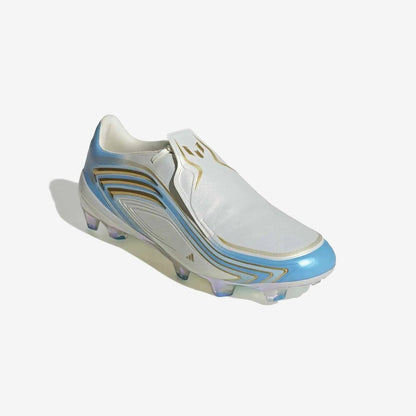 Adidas F50 Messi Elite FG - Blanc/Bleu/Or