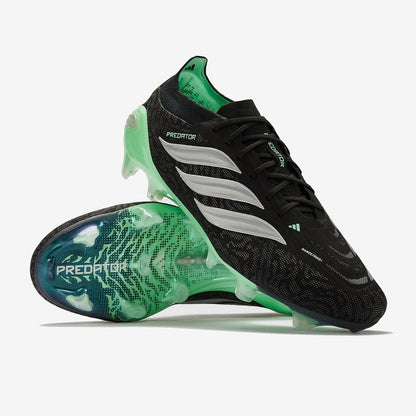 Adidas Predator 26 Elite FG Final Rush - Noir/Argenté/Vert Menthe