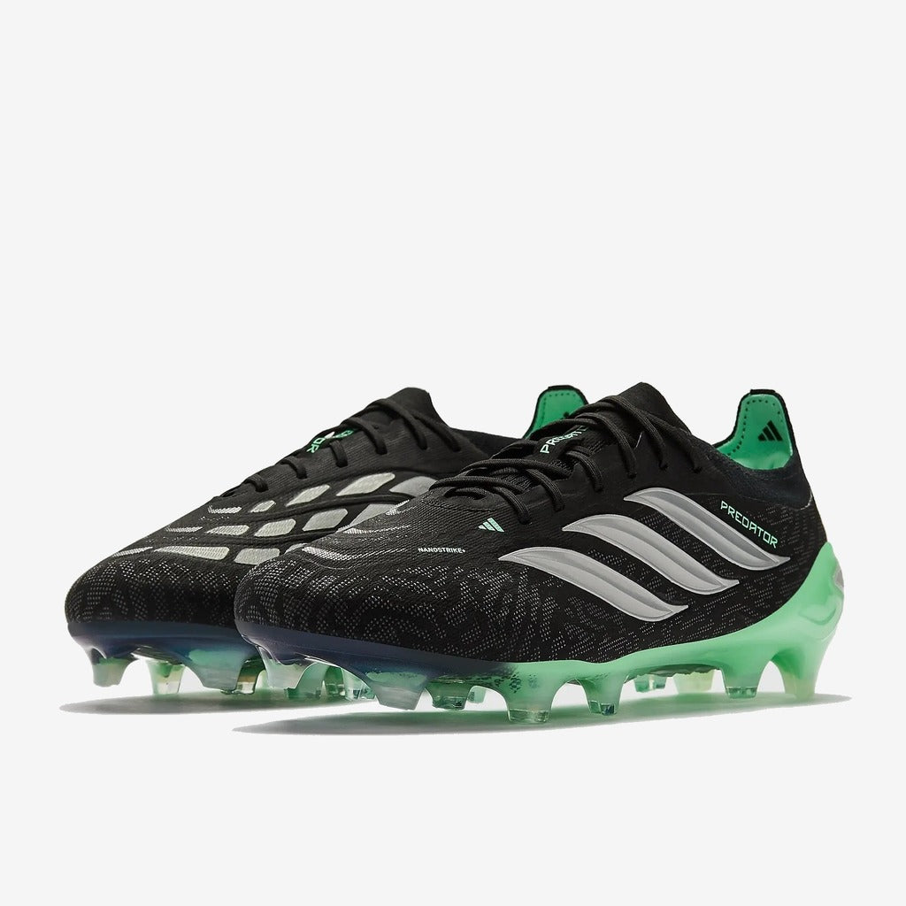 Adidas Predator 26 Elite FG Final Rush - Noir/Argenté/Vert Menthe