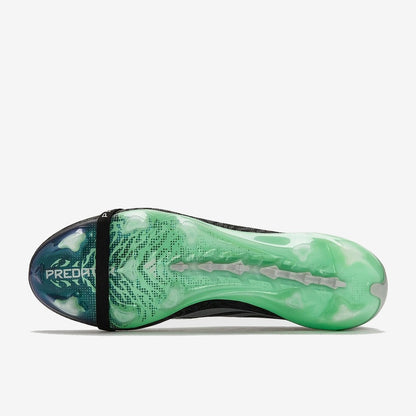 Adidas Predator 26 Elite Fold-over Tongue FG Final Rush - Noir/Argenté/Vert Menthe