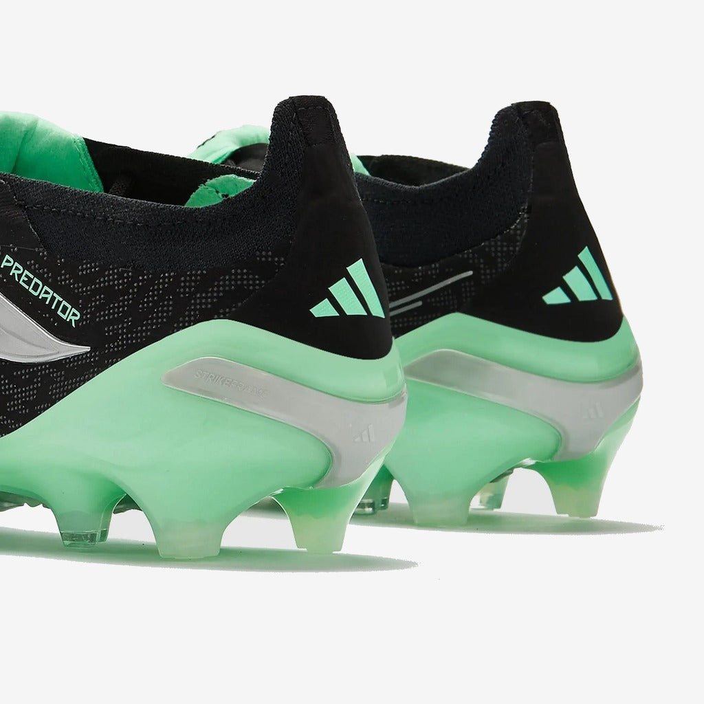 Adidas Predator 26 Elite Fold-over Tongue FG Final Rush - Noir/Argenté/Vert Menthe