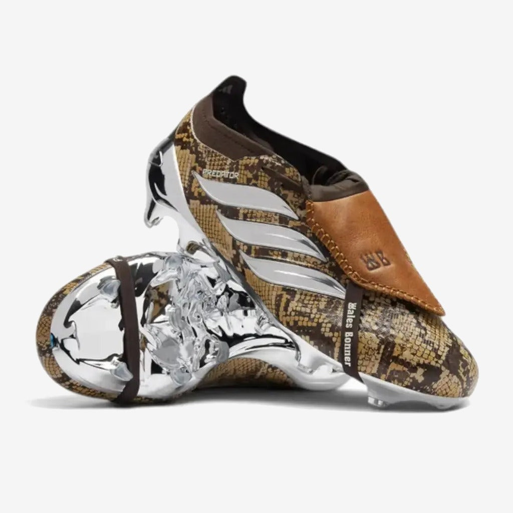 Adidas Predator 26 Elite Fold-over Tongue FG Wales Bonner - Marron/Argenté ÉDITION LIMITÉE