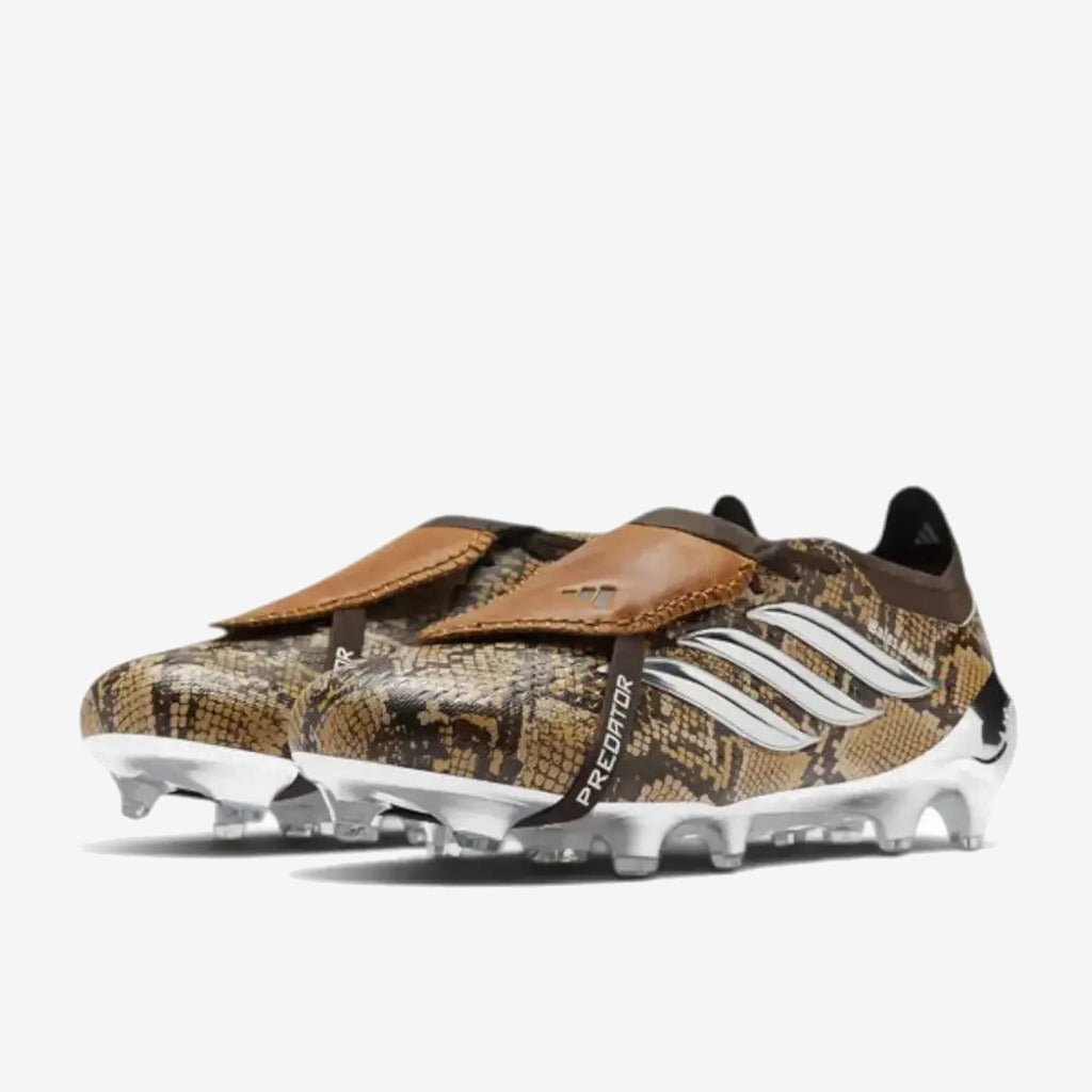 Adidas Predator 26 Elite Fold-over Tongue FG Wales Bonner - Marron/Argenté ÉDITION LIMITÉE