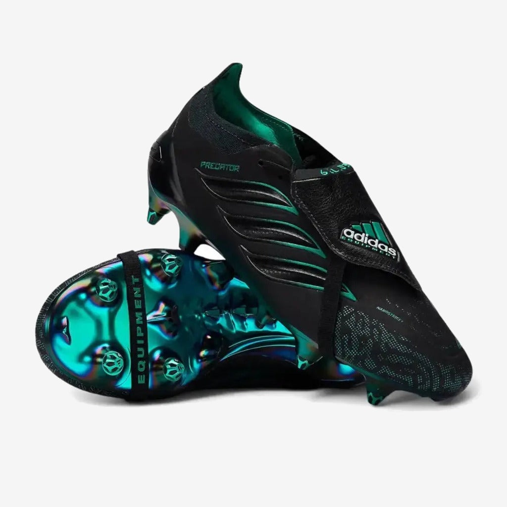 Adidas Predator 26 Elite Fold-over Tongue SG EQT - Noir/Vert ÉDITION LIMITÉE