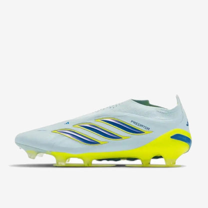 Adidas Predator 26 Elite Laceless FG Ice Cold Precision - Crystal Sky/Ray Blue/Jaune