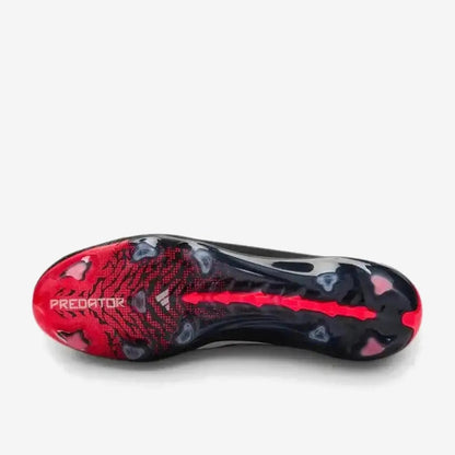 Adidas Predator 26 Elite Laceless FG Immortal DNA - Noir/Blanc/Lucid Red
