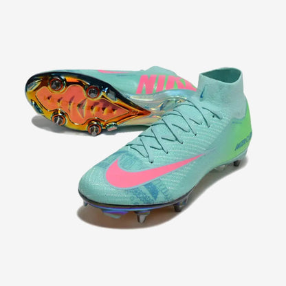 Air Zoom Mercurial Superfly 10 SG Cosmic Speed 2 - Turquoise/Noir ÉDITION LIMITÉE