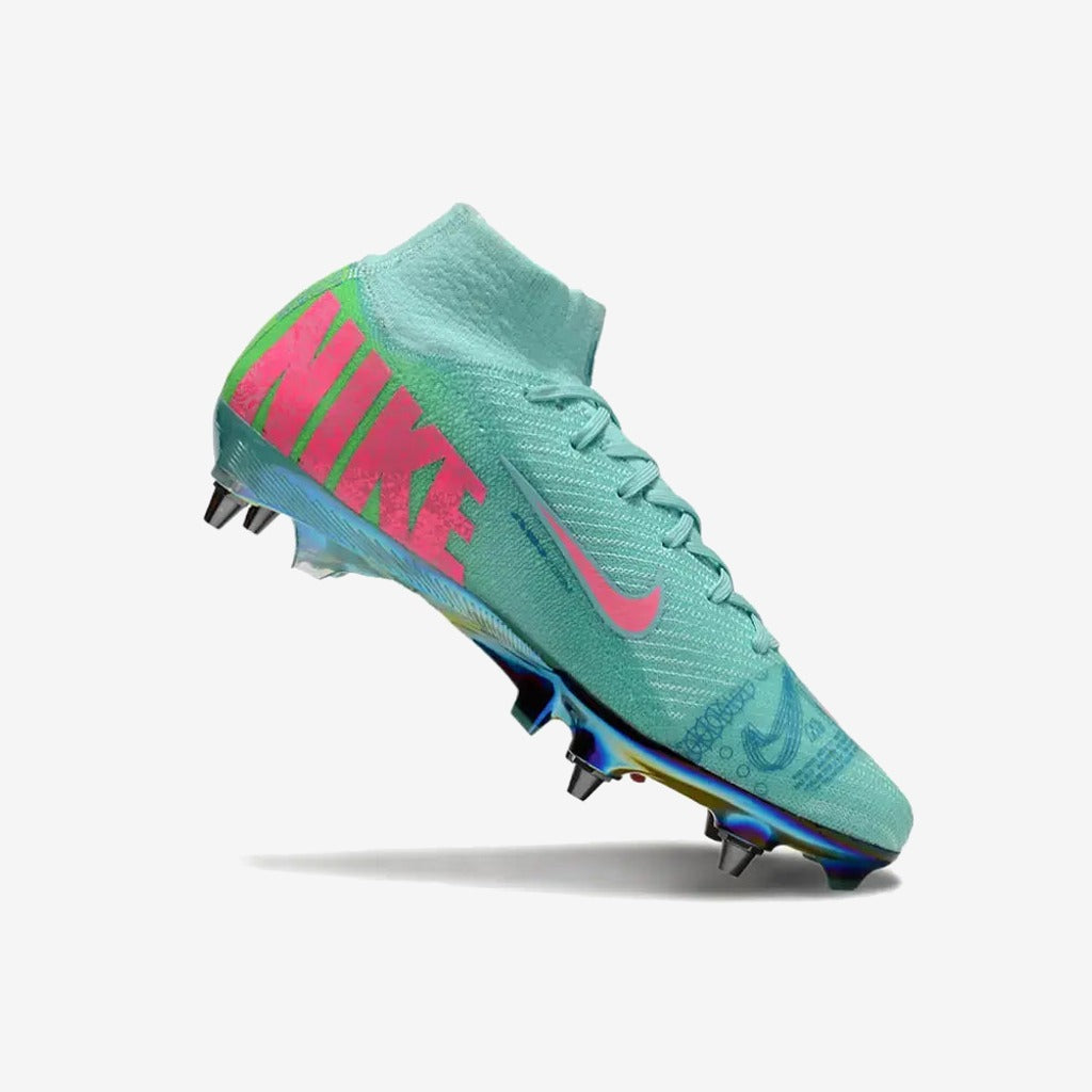 Air Zoom Mercurial Superfly 10 SG Cosmic Speed 2 - Turquoise/Noir ÉDITION LIMITÉE