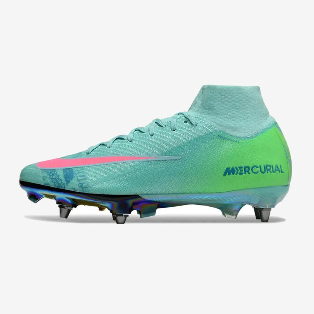 Air Zoom Mercurial Superfly 10 SG Cosmic Speed 2 - Turquoise/Noir ÉDITION LIMITÉE