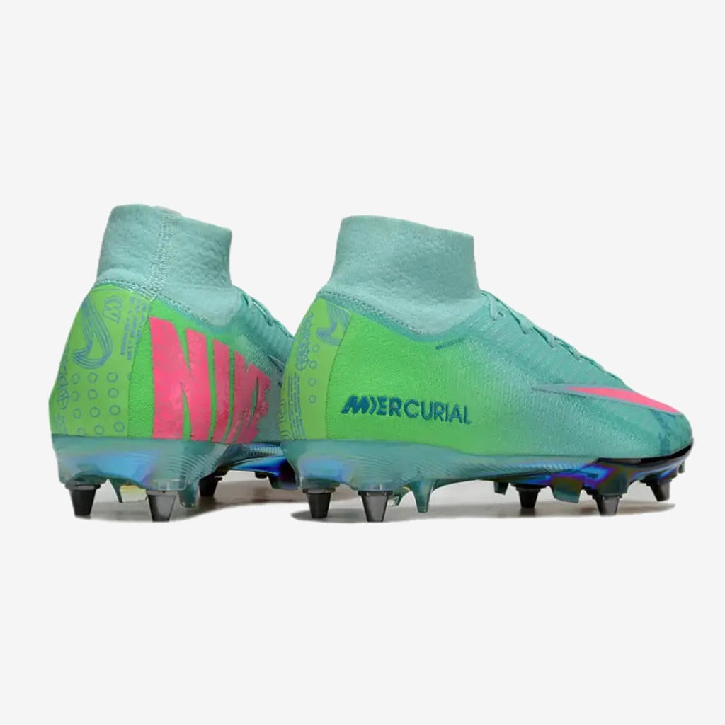 Air Zoom Mercurial Superfly 10 SG Cosmic Speed 2 - Turquoise/Noir ÉDITION LIMITÉE