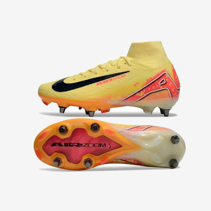 Air Zoom Mercurial Superfly 10 SG Mbappé Personal Edition - Orange/Bleu — Nike