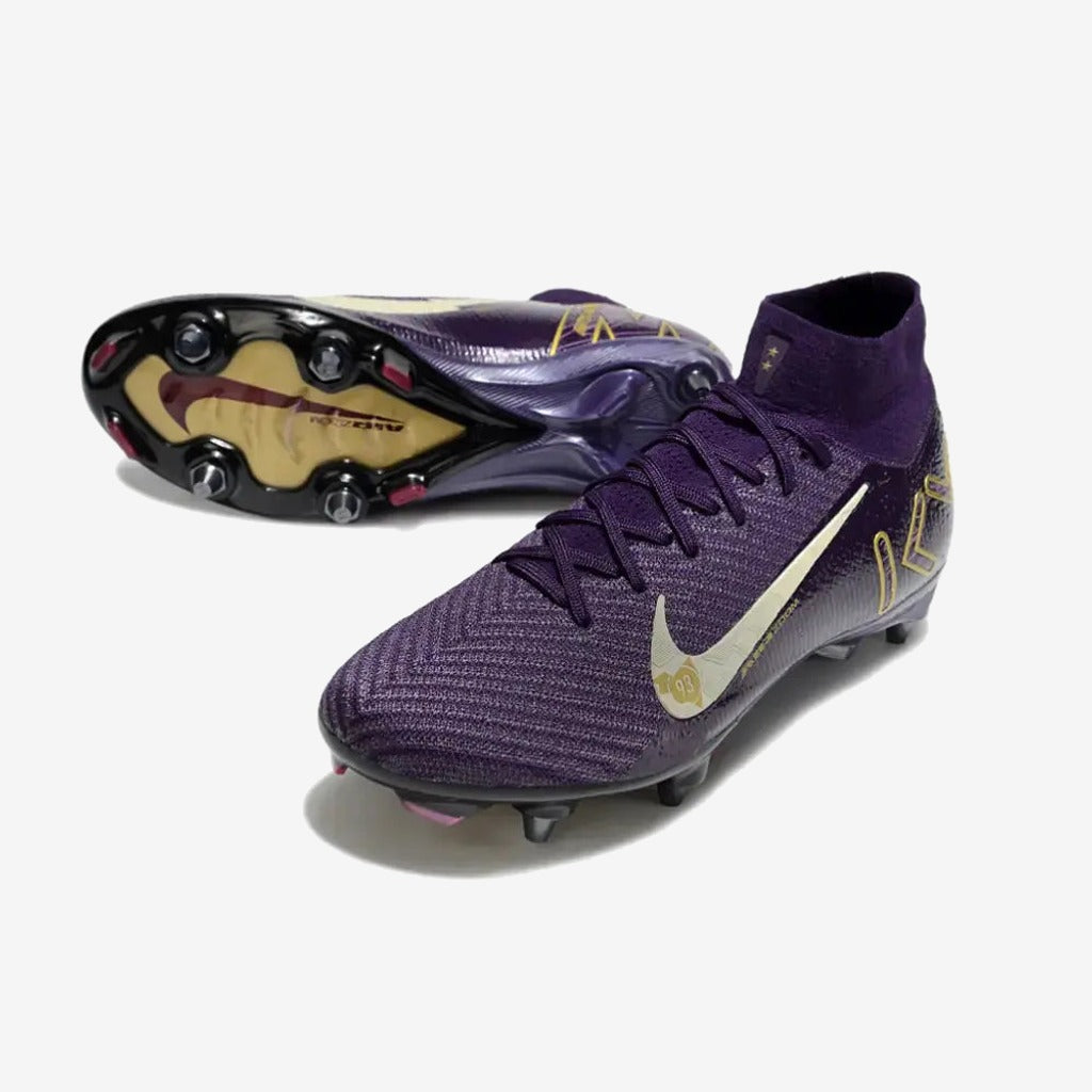 Air Zoom Mercurial Superfly 10 SG Mbappé Personal Edition - Violet/Blanc
