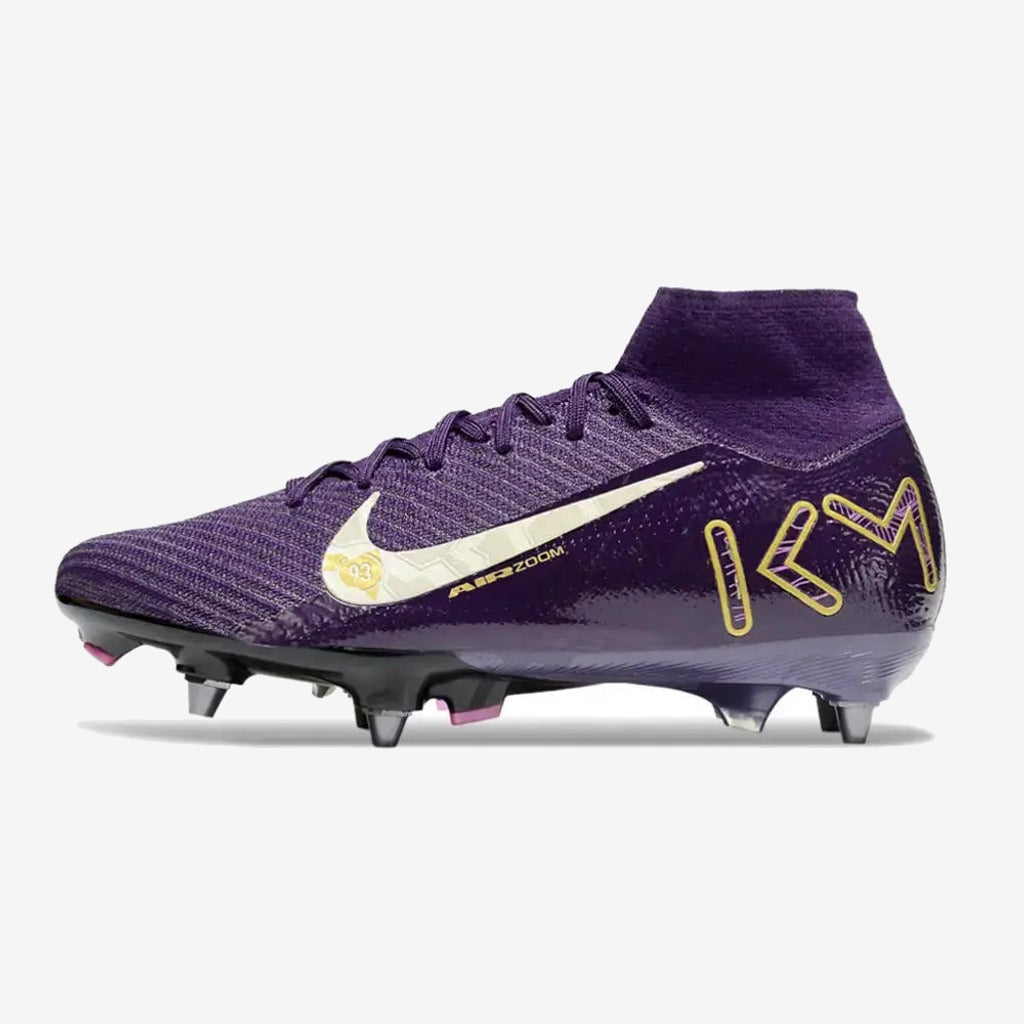 Air Zoom Mercurial Superfly 10 SG Mbappé Personal Edition - Violet/Blanc