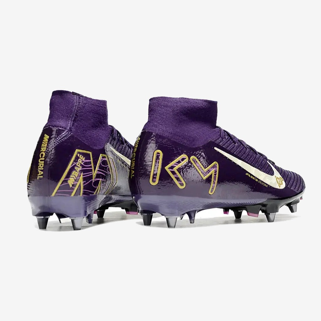 Air Zoom Mercurial Superfly 10 SG Mbappé Personal Edition - Violet/Blanc