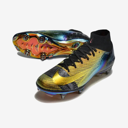 Air Zoom Mercurial Superfly 10 SG Soft Ground - Doré/Noir/Bleu