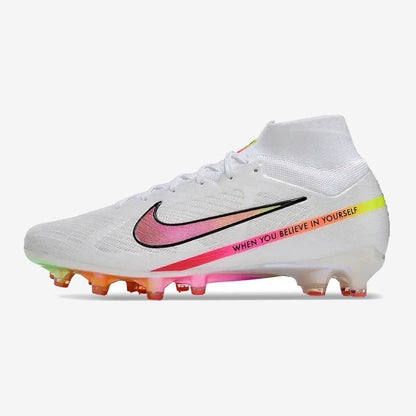 Nike Air Zoom Mercurial Superfly 9 AG x Marcus Rashford - Blanc/Rose/Jaune/Orange