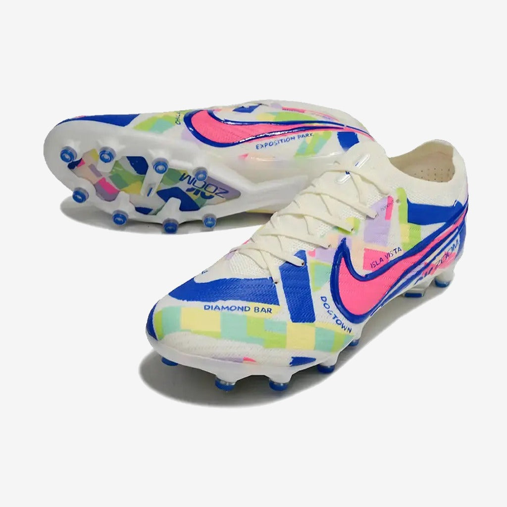 Air Zoom Mercurial Vapor 15 AG - Blanc/Jaune/Bleu/Vert/Rose