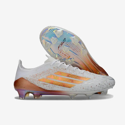 F50 ELITE FG x MOHAMED SALAH AFCON - BLANC/BRONZE ÉDITION LIMITÉE
