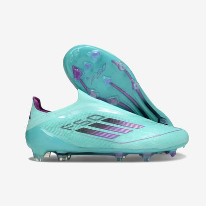 F50 Elite Laceless FG - Bleu/Violet — Adidas