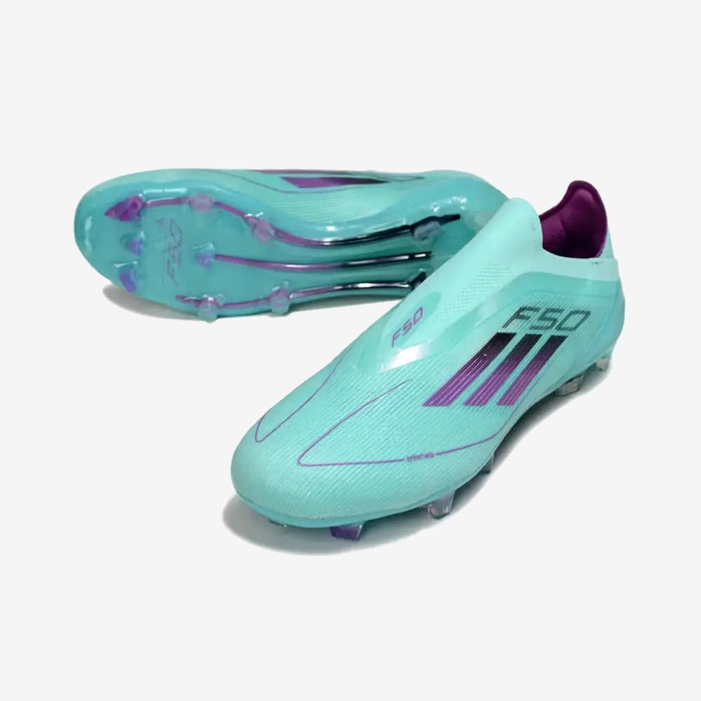F50 Elite Laceless FG - Bleu/Violet