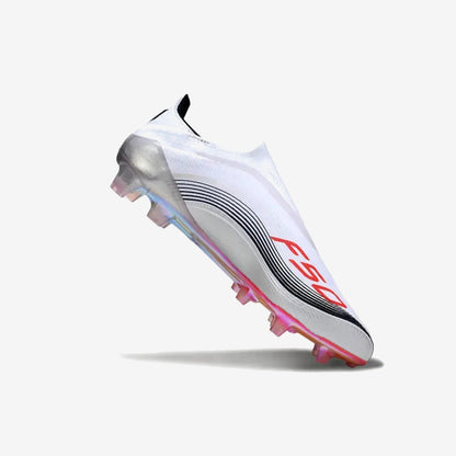 F50 Elite Laceless FG - Messi Prestig10 - Blanc/Noir/Rouge
