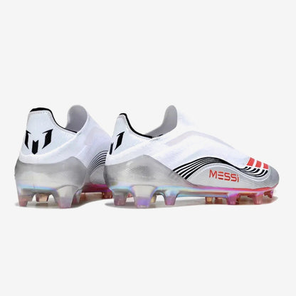 F50 Elite Laceless FG - Messi Prestig10 - Blanc/Noir/Rouge