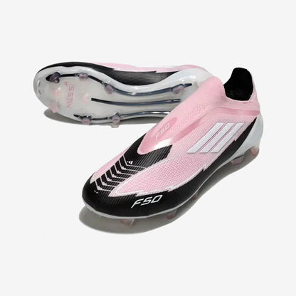 F50 Elite Laceless FG - Rose/Noir/Blanc