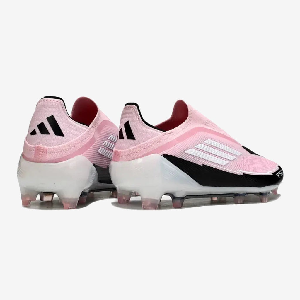 F50 Elite Laceless FG - Rose/Noir/Blanc