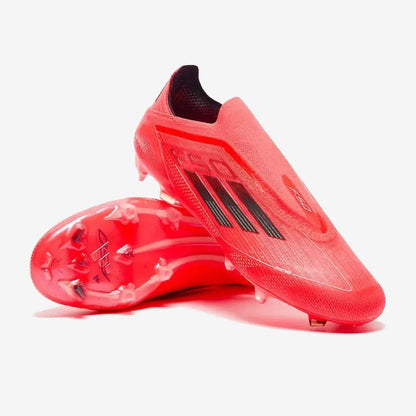 F50 Elite Laceless FG Vivid Horizon - Turbo/Aurora Black/Argenté — Adidas