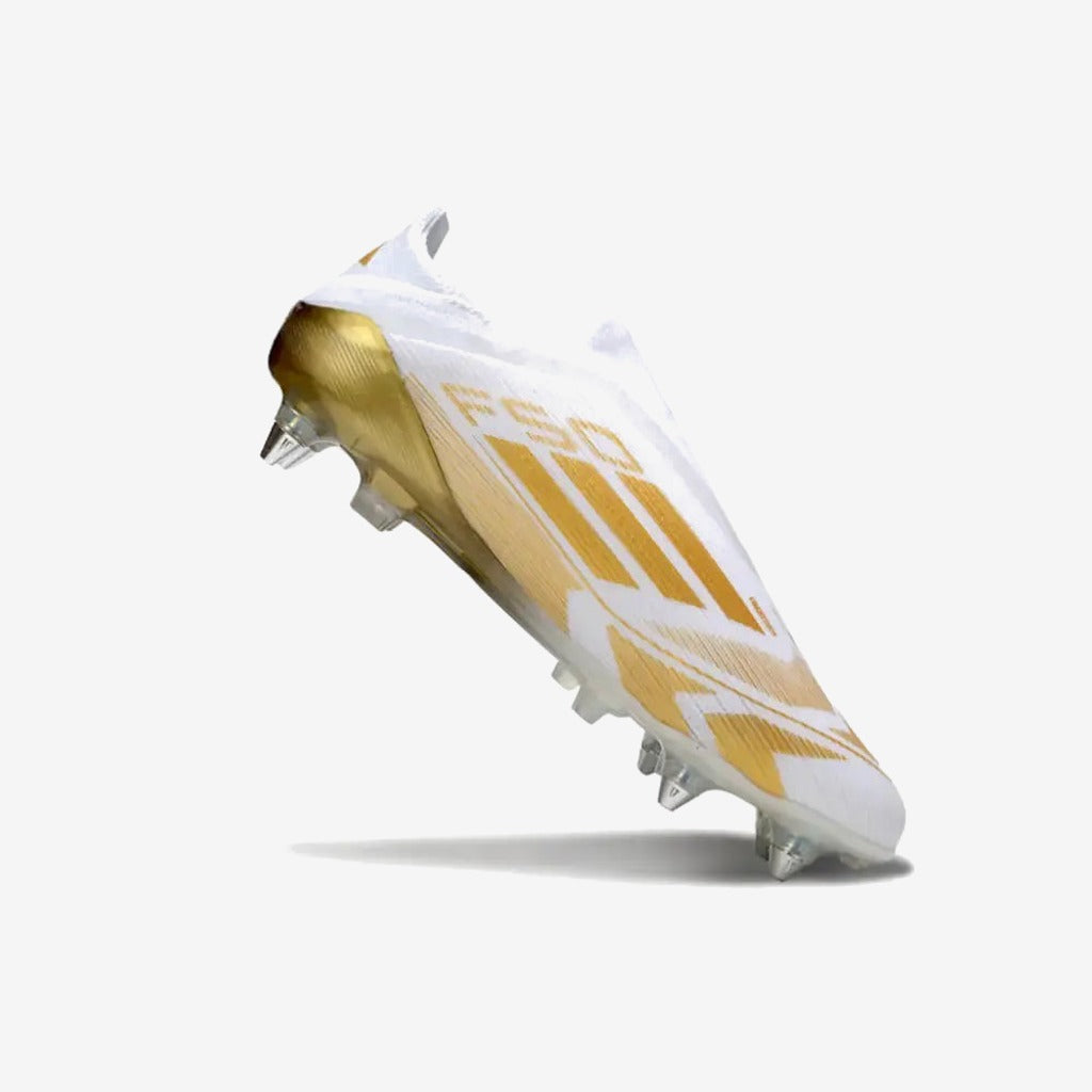 F50 Elite Laceless SG - Blanc/Doré