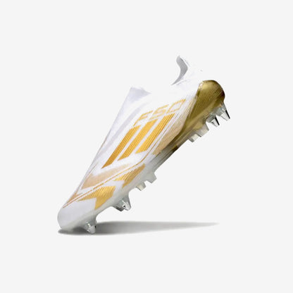 F50 Elite Laceless SG - Blanc/Doré