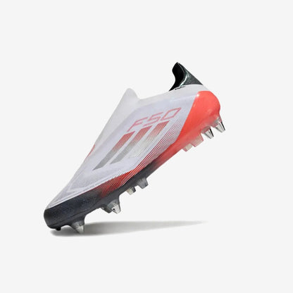 F50 Elite Laceless SG - Blanc/Rouge/Noir