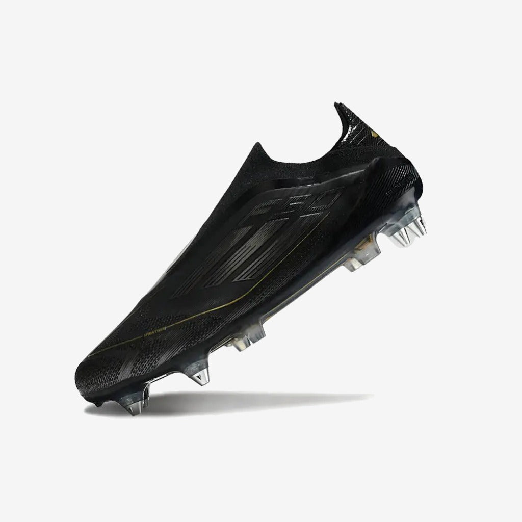 F50 Elite Laceless SG Dark Spark - Noir/Argenté/Doré