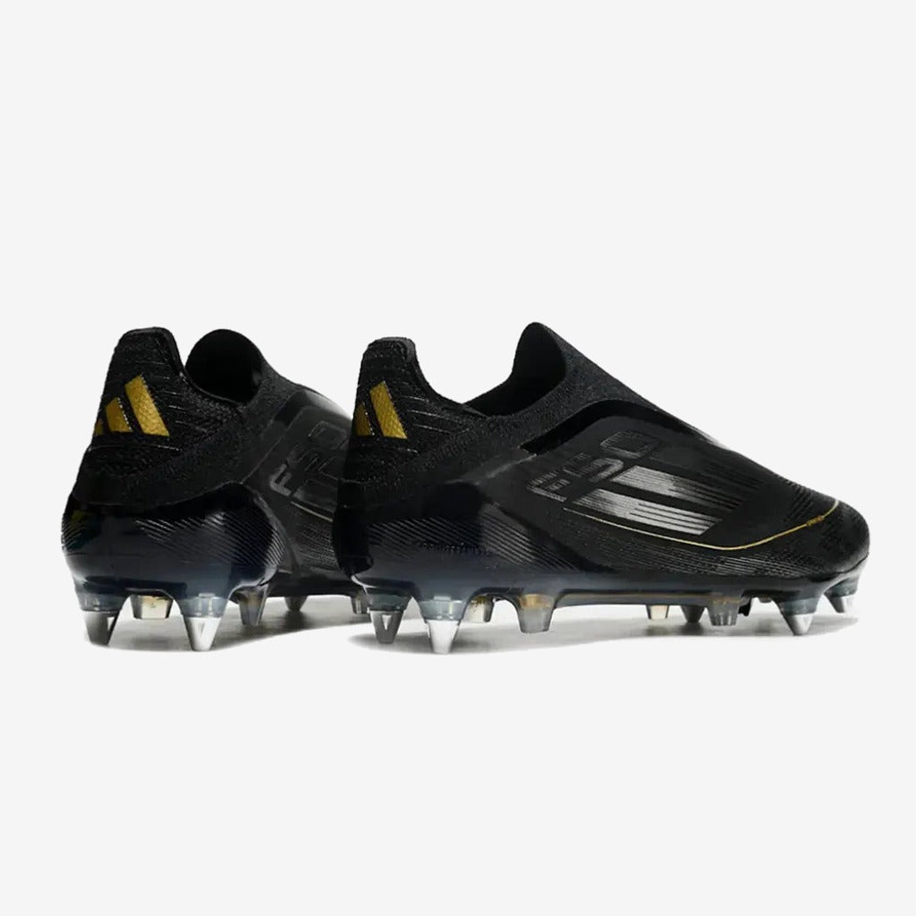 F50 Elite Laceless SG Dark Spark - Noir/Argenté/Doré